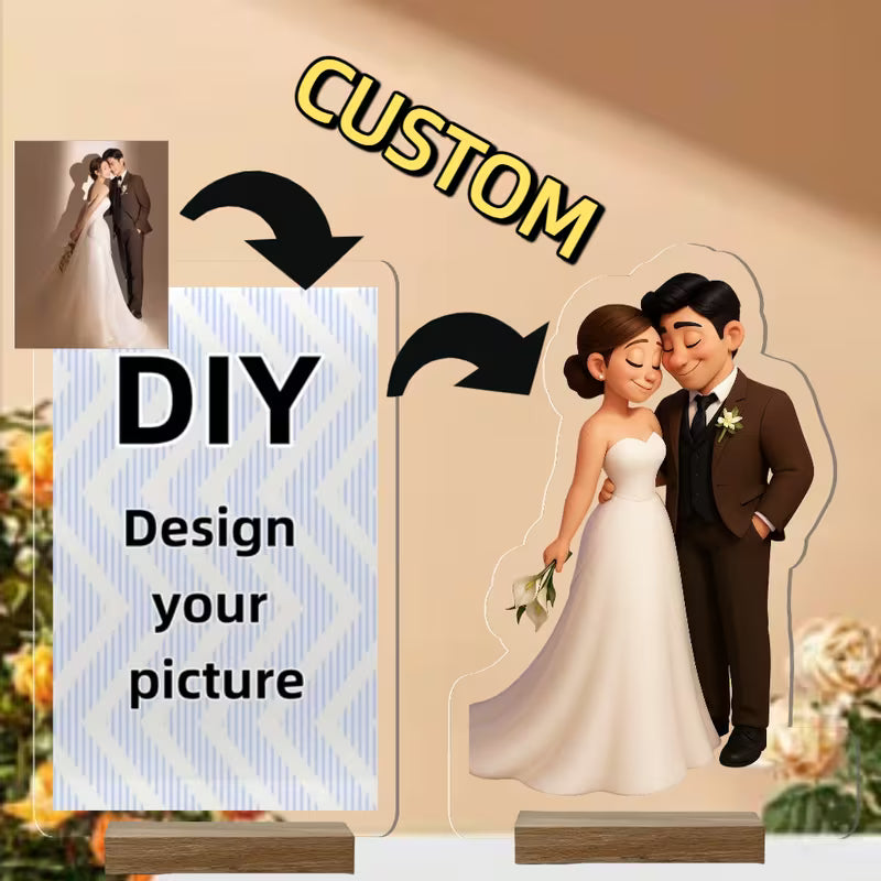 Personalized Die-Cut Acrylic Display