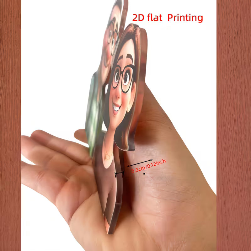 Custom Photo 2D Flat Acrylic Portrait