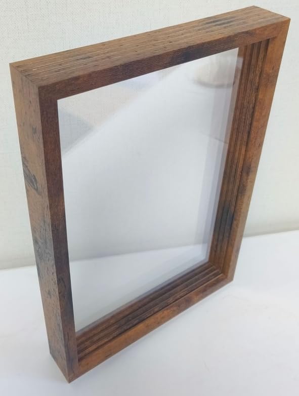 Family Handprint Kit - DIY Craft Keepsake Frame with Clear Acrylic Boards & Non-Toxic Paints, Unique Gift for New Families & Pets (White)