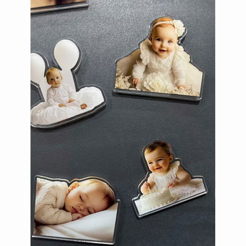 Custom Photo Magnet Set