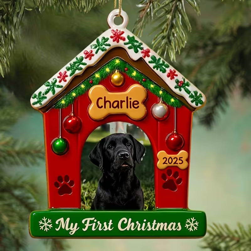 Custom Pet Photo Acrylic Ornament