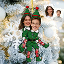 Custom Photo Acrylic Ornament for Couples & Family