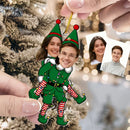 Custom Photo Acrylic Ornament for Couples & Family