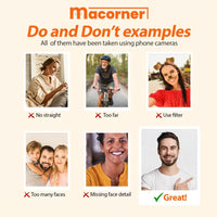 Custom Photo Acrylic Ornament for Couples & Family