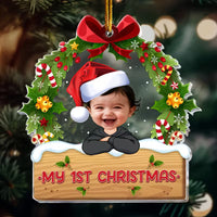 Personalized Baby Photo Acrylic Christmas Ornament