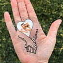 Custom Photo & Text Acrylic Rearview Mirror Charm