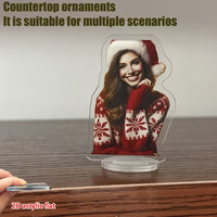 Custom Photo 2D Flat Acrylic Desktop Ornament