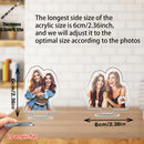 Custom Photo 2D Flat Acrylic Desktop Ornament