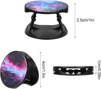 Weewooday 10 Pieces Phone Grip Holder Nebula Collapsible Phone Holder Self-Adhesive Sublimation for Smartphone and Tablets(10 Pieces)