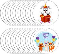 Acrylic Discs Round Acrylic Blanks Bulk with Hole for Engraving