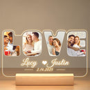 Personalized LOVE Photo Acrylic Night Light