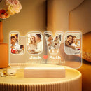 Personalized LOVE Photo Acrylic Night Light
