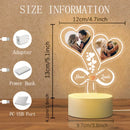 Personalized Infinity Heart LED Lamp